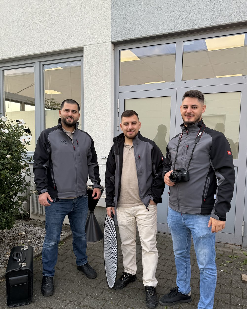 Die drei Ingenieure und Gründer des Ingenieurbüro JIM in Essen